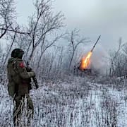 Rysk soldat i Ukraina.