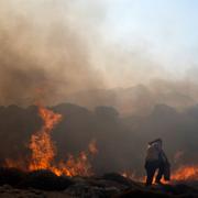 Brand på Rhodos den 24 juli.