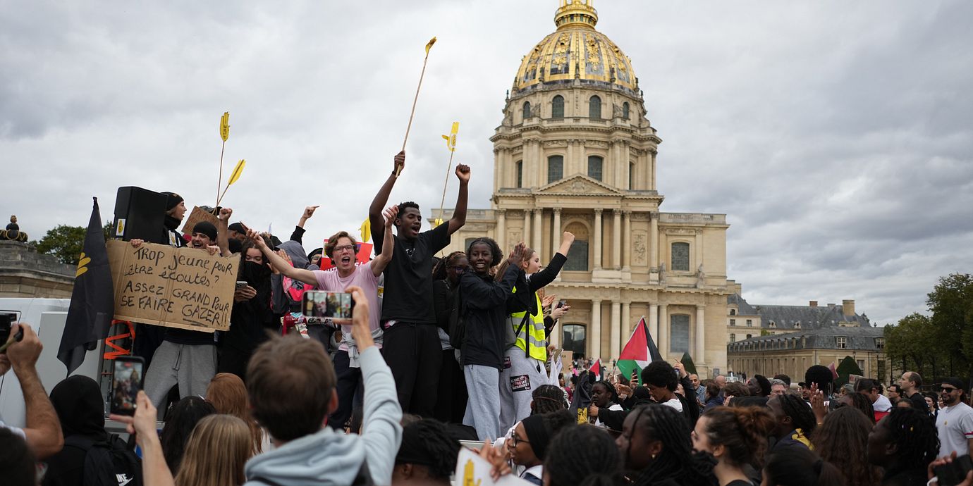 Studenter i Paris.