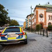 Synagogan i Malmö, 8 oktober. 