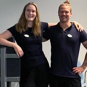 Klara Selander och Tobias Lindman är fysioterapeuter på Praktikertjänst Rehab Flemingsberg.