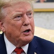 Donald Trump i Vita huset den 17 augusti 2026.
