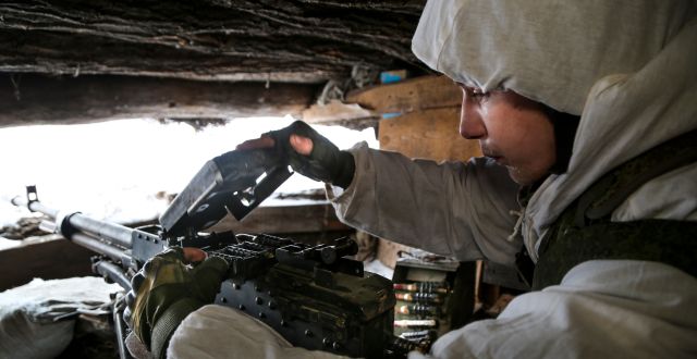 Prorysk soldat i Luhansk. Alexei Alexandrov / AP