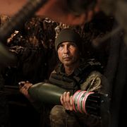 Ukrainsk soldat, arkivbild från 2025.