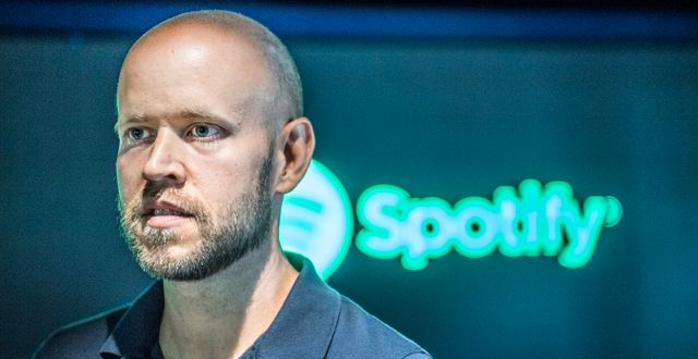 Spotifys grundare och vd Daniel Ek Lars Pehrson/SvD/TT
