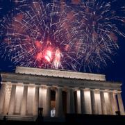 Fjärde juli i Washington DC förra året.