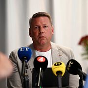 Socialdemokraternas partisekreterare Tobias Baudin.