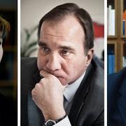 Sahlin, Löfven och Erlander.