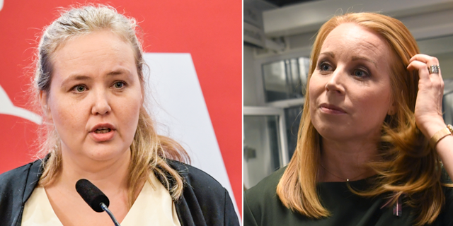 Ida Gabrielsson (V, Annie Lööf (C) TT