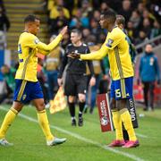 Robin Quaison och Alexander Isak. 