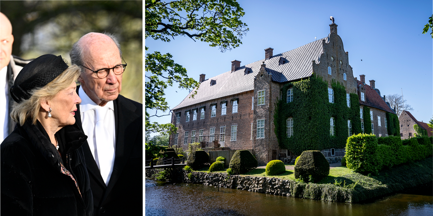 Kristine och Hans von Blixen-Finecke utgör ena parten i striden om arvet efter greven på Trolle-Ljungby slott.