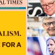 FT:s omtalade omslag, Warren Buffet, Jacob Wallenberg och Christina Stenbeck