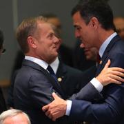  Donald Tusk och Pedro Sanchez