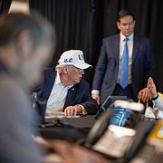 Trump vid starten på ”Operation Epic Fury”.