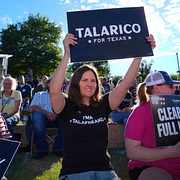 Anhängare till James Talarico i Texas, 18 oktober.