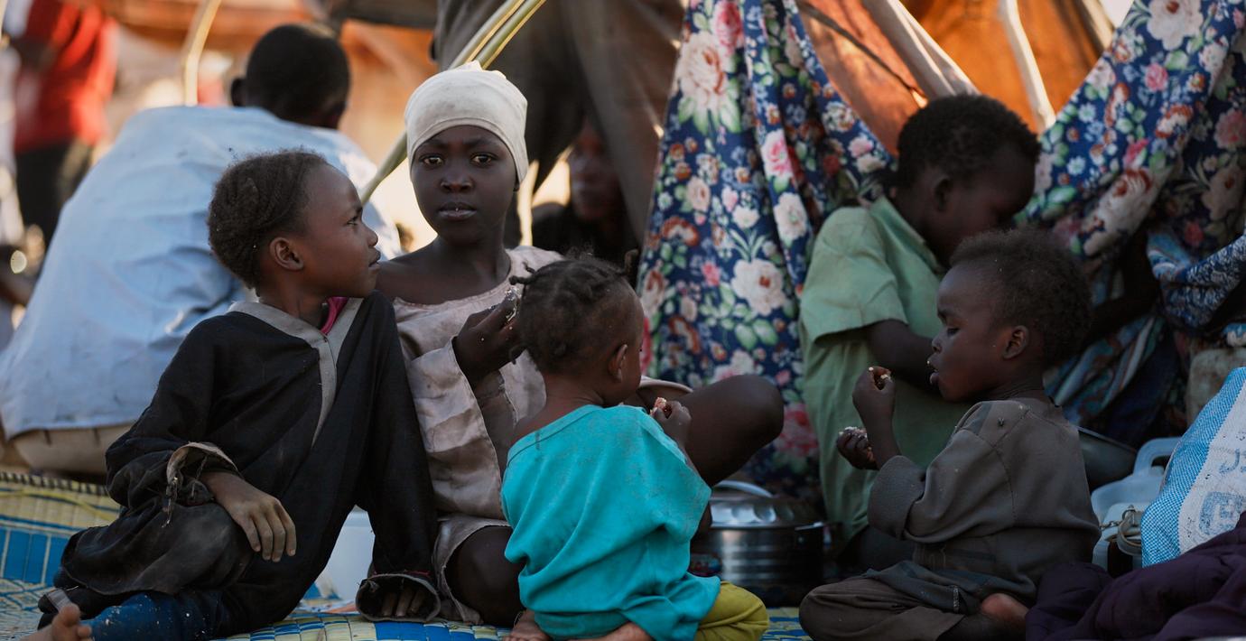 Människor som flytt al-Fashir.