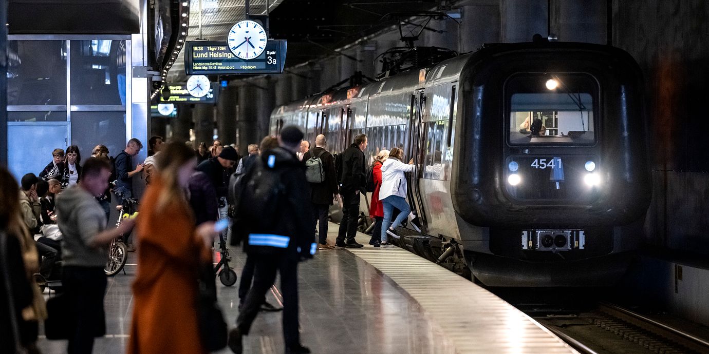 Öresundståg i Malmö, arkivbild.