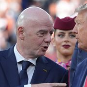 Gianni Infantino och president Donald Trump.