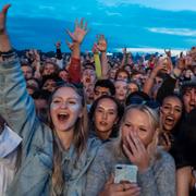 Publiken under första svenska Lollapalooza, på Gärdet i Stockholm 2019.