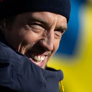 Calle Halfvarsson möter medierna på fredagen.