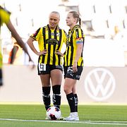 Häckens Alva Selerud och Anna Anvegård.