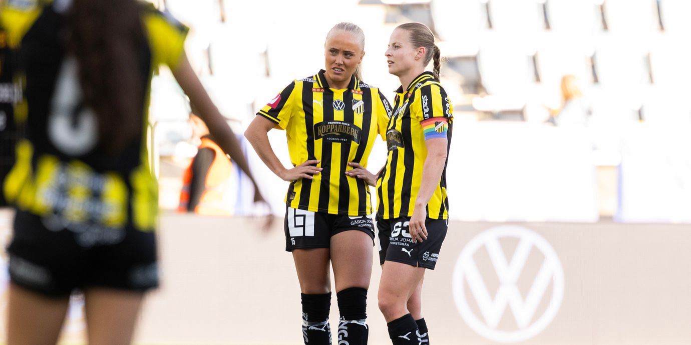 Häckens Alva Selerud och Anna Anvegård.