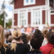 Skolavslutning i grundskola. Illustrationsbild.