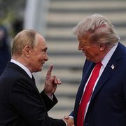 Putin och Trump i Alaska, 2025. 