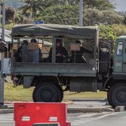 Franska gendarmer i Nouméa.