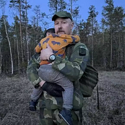 Anders Evensson och Lucas/Helikopter som deltog i insatsen.