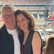 Keir Starmer och Victoria Starmer på konserten med Taylor Swift i juni.