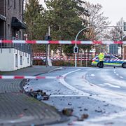 Polisens utredning efter händelsen.