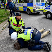 Arkivbild från en nazistisk demonstration 2019. 
