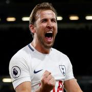 Harry Kane under matchen mot Burnley i lördags.