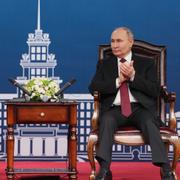 Putin i provinsen Heilongjiang under fredagen. 