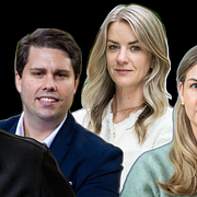 Nordnets Carl-Henrik Söderberg, Montroses Nicklas Andersson, Danske Banks Maria Landeborn och Avanzas Felicia Schön.