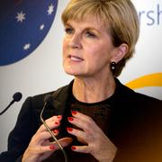 Australiens utrikesminister Julie Bishop.