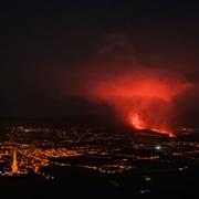 Bild från La Palma, tidig lördagsmorgon.