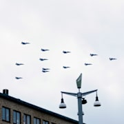 Julgransflygningen över Göteborg.