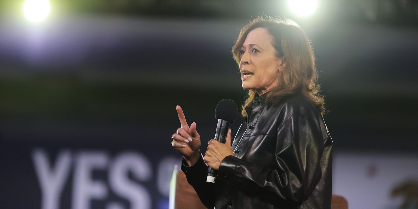 Arkivbild på Kamala Harris från november 2025.