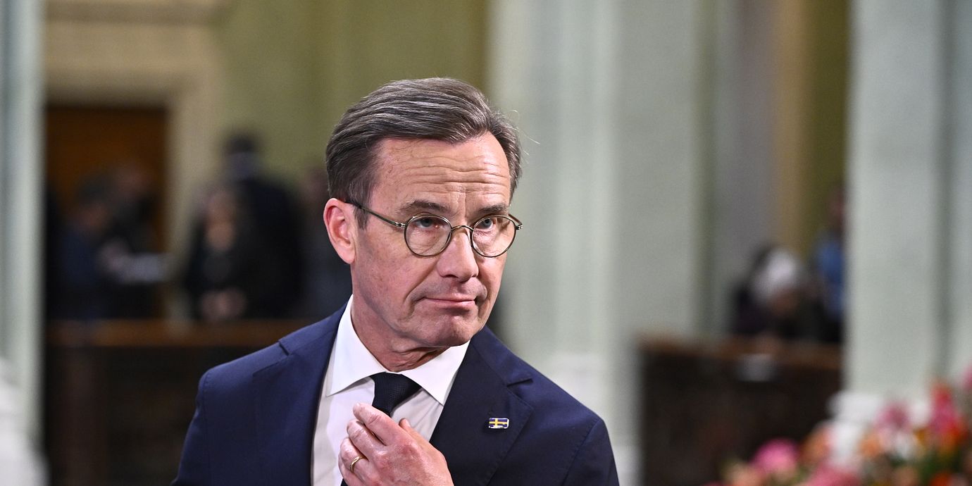 Moderaternas partiledare Ulf Kristersson.
