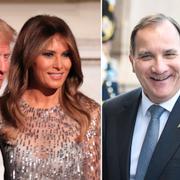 Trumps och Löfven. Arkiv. 