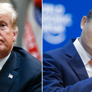 President Donald Trump och Alibabas grundare Jack Ma. 