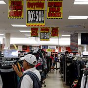 En Sears-butik i New York. 