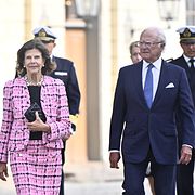 Kung Carl Gustaf och drottning Silvia.
