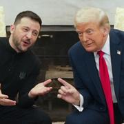 Volodymyr Zelenskyj och Donald Trump under det senaste mötet i Vita huset.