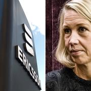 Industrivärden med vd Helena Stjernholm är redo att sälja Ericsson till rätt pris, erfar SvD Näringsliv. Arkivbilder.