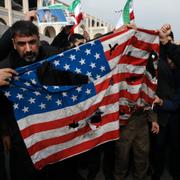 Protester i Iran.