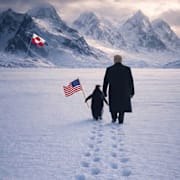 Bilder som publicerats av amerikanska konton på pingviner.