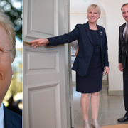 Lars Adaktusson, Margot Wallström och Stefan Löfven.